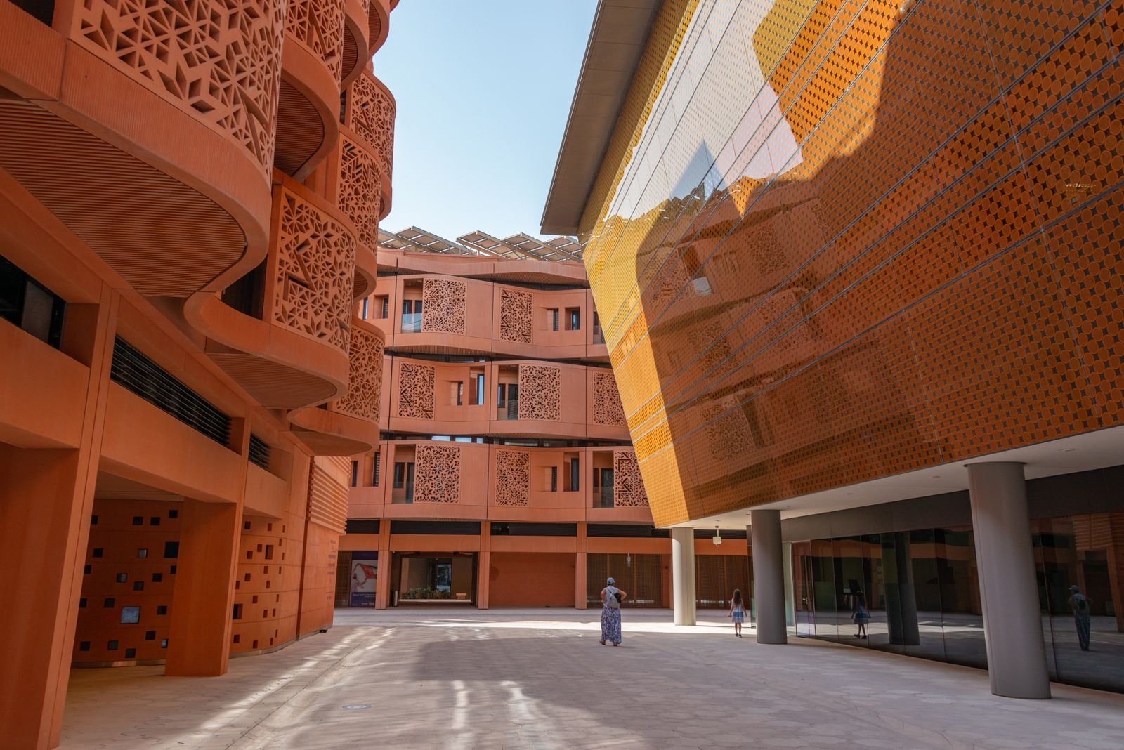 A university building in Abu Dhabi